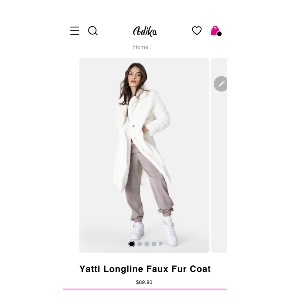 Faux Fur Coat NWT